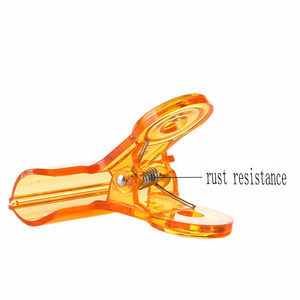 36 Cái Đầu Tròn Clip Mùa Xuân Nhựa Đầy Màu Sắc Chất Kết Dính Clip Bulldog Chất Kết Dính Clip Giấy Tùy Chỉnh - Product Image 5