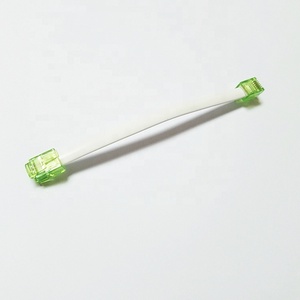 <span class=keywords><strong>Cable</strong></span> Telefónico <span class=keywords><strong>Plano</strong></span> de <span class=keywords><strong>6</strong></span> Pines y <span class=keywords><strong>6</strong></span> <span class=keywords><strong>Hilos</strong></span> con Conector RJ12 de Color Blanco - Product Image 4