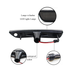Kit de feux latéraux LED pour Ford Mustang, 2010 2011 2012 2013, 2014, 1 pièce, éclairage <span class=keywords><strong>rouge</strong></span>, ambre SMD, et arrière, - Product Image 3