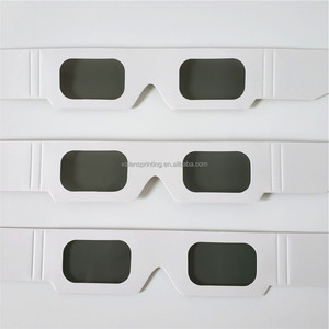 <span class=keywords><strong>Gafas</strong></span> 3D de Papel Polarizadas Lineales Lisas Nuevas al por Mayor para Vacaciones Escolares Sin Impresión para el Día del Padre, Acción de Gracias, Diwali - Product Image 6