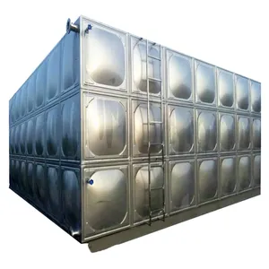 Rectangular Stainless Steel Food Grade Water Tank 500 10000 Litre Gallon SS 304 316 Stainless Steel Panel for Malaysia Kuwait