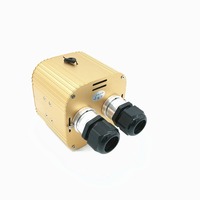 Fiber optique lumineuse à LED rvb, moteur à deux ports, 20W