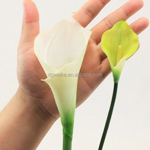 2018 Naturel réel tactile silicone calla lily belle silicone décoratif <span class=keywords><strong>fleur</strong></span> artificielle - Product Image 6