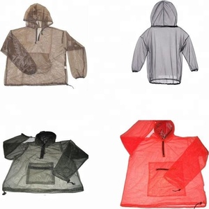 Veste à capuche en maille anti-moustiques unisexe, vêtements anti-insectes avec poche, <span class=keywords><strong>protection</strong></span> contre les moustiques pour la chasse, le camping, la pêche, les activités de plein air - Product Image 6