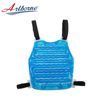 Gilet de refroidissement et de chaleur en gel mince pour l'extérieur, la plongée, l'été, la physiothérapie, avec compartiments pour glace et pochettes de gel, compatible micro-ondes