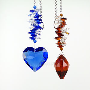 Prisma de cristal de coração, pendurado cristais suncatcher para janela casa decoração, enfeites e presentes goldenhaitai - Product Image 2