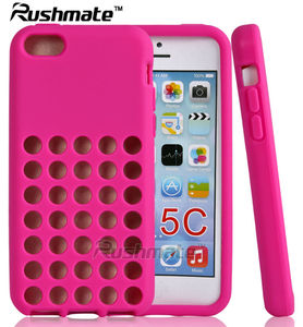 hotpink <span class=keywords><strong>caja</strong></span> del teléfono para el <span class=keywords><strong>iphone</strong></span> <span class=keywords><strong>5c</strong></span> accesorios de teléfono móvil de la cubierta de silicona - Product Image 1