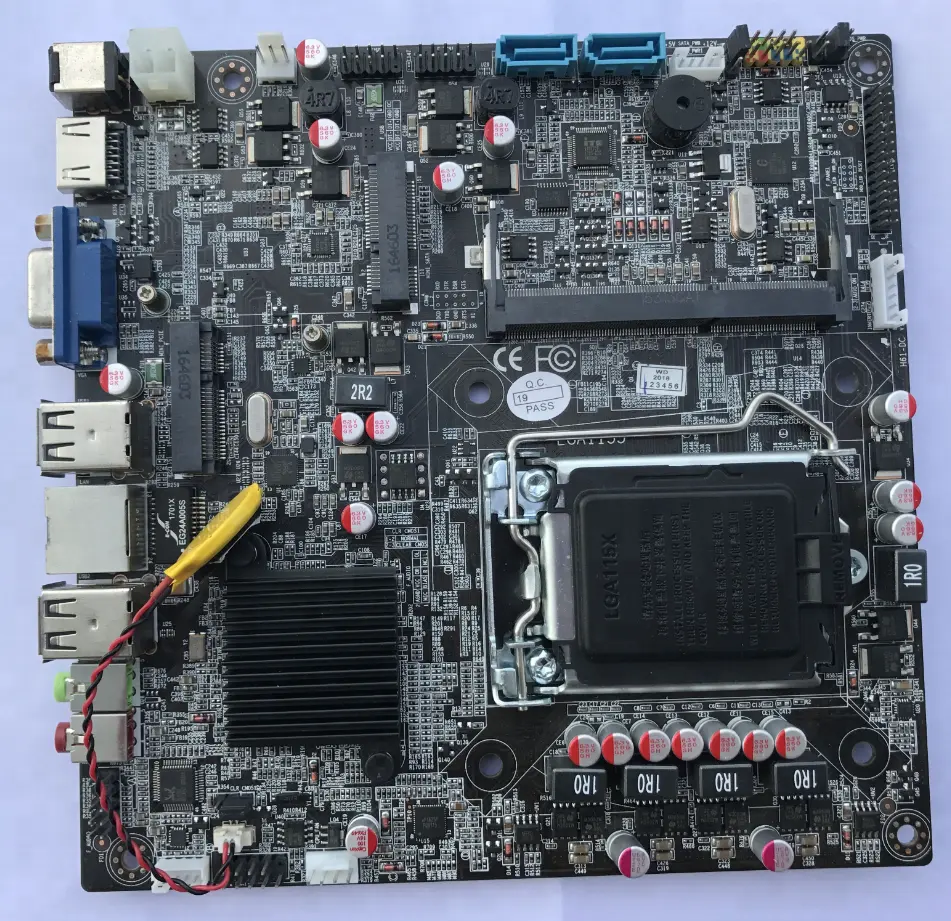 ミニITXIntelH81マザーボードlga1150、12V DCLVDS