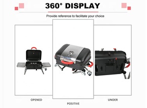 Venta caliente Casa dentro negro sin humo <span class=keywords><strong>de</strong></span> Yakitori estilo <span class=keywords><strong>mesa</strong></span> <span class=keywords><strong>de</strong></span> Gas <span class=keywords><strong>japonesa</strong></span> parrillas - Product Image 3