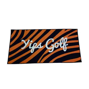 Toallas de golf personalizadas magnéticas, tejido de microfibra para gofres, toalla personalizada para jugadores de golf, con ojal y gancho