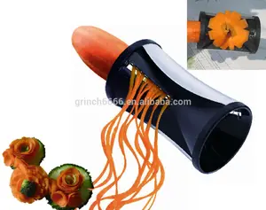 Bếp Mini Sprial Slicer thời trang mới nhất, Carrot spiralizer slicer, Thực vật xoắn ốc Slicer
