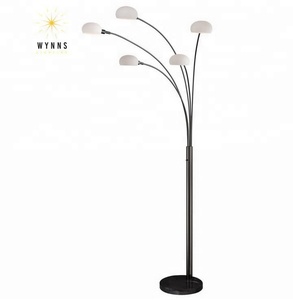 Modern 3-Arm LED <strong>Floor</strong> <strong>Lamp</strong> <strong>for</strong> Living Room Bedroom Sofa Side Night Light Decor <strong>Large</strong> E27 E26 Base with Steel Body Metal <strong>Shade</strong> - Product Image 2