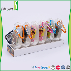 <span class=keywords><strong>Precio</strong></span> barato <span class=keywords><strong>de</strong></span> encargo capacidad mano gel desinfectante botella con mosquetón - Product Image 1