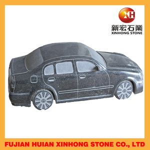Super Cute Garden Outdoor Customized <strong>Large</strong> Natural Marble <strong>Stone</strong> Polished Creative Car Model Sculpture Funny Decoration Ornament - Product Image 5