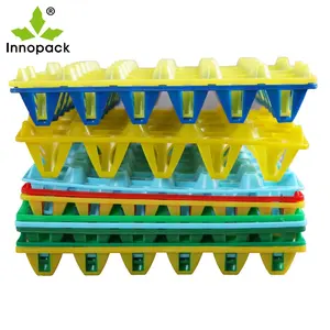 30キャビティPPプラスチックリサイクル卵トレイ包装鶏卵用