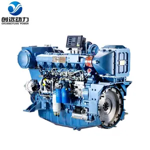 Kualitas Tinggi 6 Silinder 300hp 200hp Mesin Diesel Laut Weichai Mesin Kapal