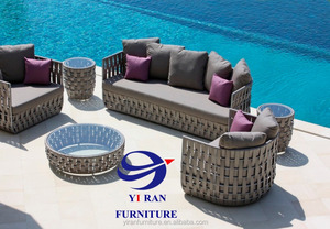 Thiết Kế Hiện Đại Đồ Nội Thất Ngoài Trời Bơi Hồ Bơi Đảng Mây Sofa Với Ăn Uống Tập & Chaise Phòng Chờ Cho Biệt Thự Sân - Product Image 6