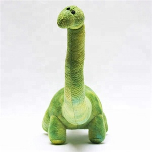 Peluche de dinosaure <span class=keywords><strong>Tanystropheus</strong></span>, animal sauvage mignon en peluche, vente en gros, OEM personnalisé, taille réelle, long cou, peluche douce, vert - Product Image 3