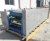 Machine d'impression de poches à valve semi-automatique haute vitesse multi-couleurs, stable et précise, à usage technique, pour usines d'emballage, modèle 2026