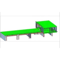 Plans de construction d'hôtel en acier préfabriqué de nouvelle conception à faible coût