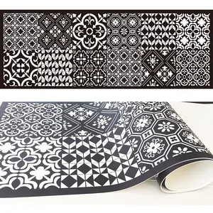 OEM/OD Mcustomized UV printing pvc anti slip mat Kitchen anti-skid floor mat