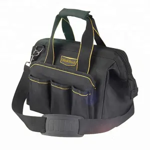 Customized Mechanical 1680D Polyester Tools Bag Multipocket Plumbers Tote Electrician Veto Pro Tool Bag