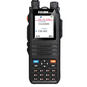 5W 128CH HF 트랜시버 양방향 라디오 스피커 마이크 CP-UV2000 햄 라디오 VHF/UHF 트라이 밴드 136-174/200-260/400-520 Mhz 3-5KM