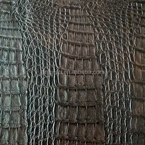 Crocodile skin pattern PU synthetic leather