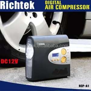 ¡Mejor/caliente! Windek medidor digital/12v coche bomba de aire del compresor de aire (RCP-A1) con auto-Función de parada