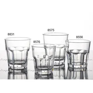 Chất Lượng Tốt 8Oz Nhựa Casa Tumbler Nhựa Tumbler Cup Brandy Cup Rock Glass Ngắn Whiskey Glass