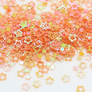 Nuovo Design 2019: Paillettes a Stella per Nail Art, 5mm, Sciolte, a Forma di Stella Cava, per Slime, Decorazioni e Scrapbooking - Product Image 2