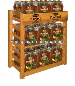 Estante de exhibición de bebidas de pie de piso, estante de exhibición de refrescos, estante de exhibición de suelo laminado - Product Image 3