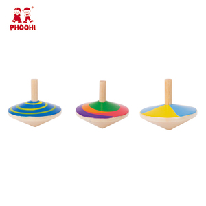 EN STOCK 9 styles toupie <span class=keywords><strong>jouet</strong></span> Coloré divers toupies En Bois Classique en bois jouets pour enfants 3 + - Product Image 4