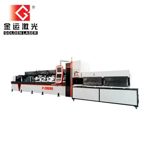 Cnc Metal Pipe Tube Fiber Laser Cutting Machine Price For Stainless / Carbon / Mild Steel / Brass / Copper