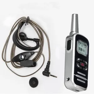Nuovo arrivo Wireless Mobile Woki Toki Mini VHF UHF ricetrasmettitore 2W 400-480mhz 106x33x22mm 1100mah HELIDA 1-3KM T-M6P 50g