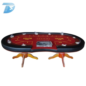 Bonne qualité 8 personne grande table de <span class=keywords><strong>poker</strong></span> avec boîtes de dépôt - Product Image 1