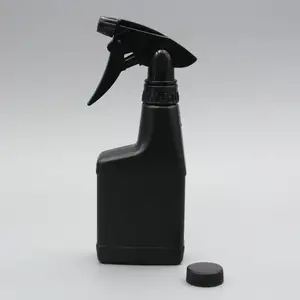 New Design Black HDPE 250ml Empty Plastic Trigger Spray Bottle