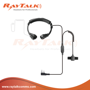 RA microfone laríngeo flexível com 3,5 milímetros Interface Walkie-talkie <span class=keywords><strong>Headset</strong></span> Wraps em torno do pescoço para vibrações na garganta - Product Image 2