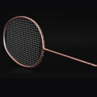 Raquette de badminton professionnelle WHIZZ TI-N Max Tension 32lbs entièrement en carbone nano-fibre