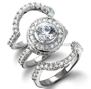 Thailand Diamond Rings Wedding Sets factory directly