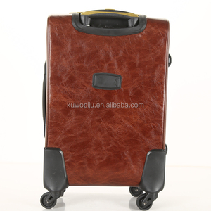 브라운 <span class=keywords><strong>travelpro</strong></span> 4 바퀴 스피너 4pcs pu 가죽 가방 세트 - Product Image 6