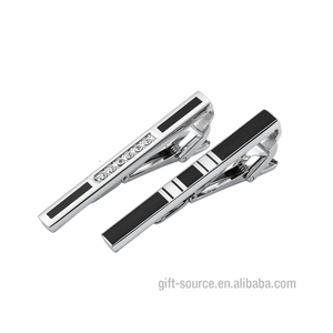 Fermacravatta da <span class=keywords><strong>Uomo</strong></span> all'Ingrosso, Placcato Argento e <span class=keywords><strong>Oro</strong></span>, di Lusso, con Cristalli e Diamanti, Fermacravatta alla Moda - Product Image 4