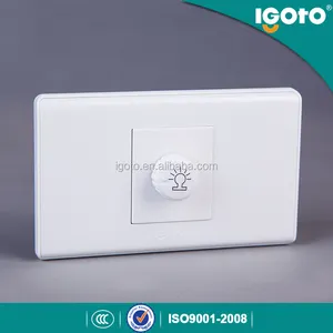 Igoto Estilo Americano A2082 alta calidad led dimmer interruptor de pared