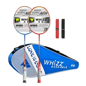 Groothandel 5u racket-Nieuwe Formule Product Launch Whizz 5u Lichtgewicht Badminton Racket 2 Stuks Met Racket Zakken A730