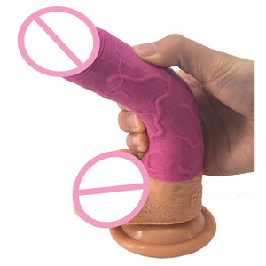 FAAK Hochwertige Silikon Sextoy Härte in weichem Außen dildo mit starkem Saugnapf Großhandel für Frauen Probe kostenlos