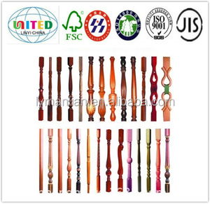 Loại Cầu Thang Bằng Gỗ Lan Can La Mã Cầu Thang Sang Trọng Trụ Cột Căn Hộ Tay Vịn Cầu Thang Bằng Gỗ - Product Image 6