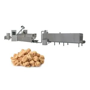 Soy Meat Soya Chunks Twin-screw Extruder for Sale in India