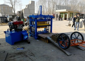 Makiga Betonblock machen Maschine Preis Uganda Hydraulische Diesel Pflasters tein machen Maschine qt4-30 - Product Image 5
