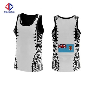OEM thực hiện tùy chỉnh thăng hoa 100% polyester cảm ứng Bóng đá SINGLET - Product Image 4