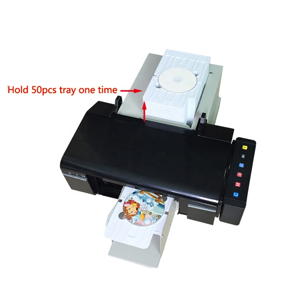 Automatic CD Printer for Epson L800 Inkjet CD DVD Printing Machine with 51pcs CD Tray Free